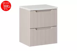 Baldų komplektas 50 cm su stalviršiu - noc b baltas 50 cm s