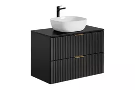 Vonios spintelė 80 cm su stalviršiu ir praustuvu – SET–ADB B 80 CM SMILE 40