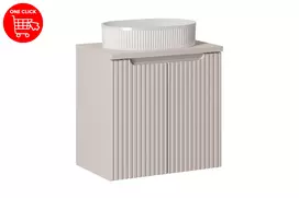 Baldų komplektas 60 cm su stalviršiu ir praustuvu Beyond komplektas-noc b kašmyras 60 cm d un beyond 5 wh