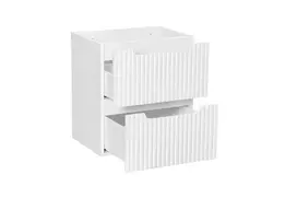 Praustuvo spintelė 50 cm, 2 stalčiai NOVA WHITE 82-50-2S
