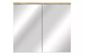 Veidrodinė spintelė 80 cm, 2 durų, bali kašmyro spalvos, 84-80-2d