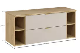 Baldų komplektas 120 cm su stalviršiu - dc b nat cremona 120 cm
