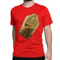 Men T-Shirts Death Stranding BB Pod Vintage Cotton Tees Short Sleeve Video Games T Shirts Crewneck Tops Birthday Gift S