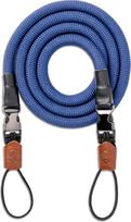 "C-Rope" fotoaparato dirželis "The Climber" laipiojimo virvės dirželis per petį visiems fotoaparatams Rankų darbo Vokietijoje 140 cm tamsiai mėlynos spalvos