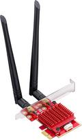 "Cudy AX5400" trijų juostų "Wi-Fi" 6 Wi-Fi/Bluetooth® adapteris PCIe 5400Mbps