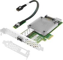 "Intel 82599ES" mikroschemų rinkinio M.2 + M raktas + SFF 8087 M.2 į 10Gb vieno prievado SFP+ LAN kortelė Palaiko "Windows Server/Windows/Linux/VMware/ESX