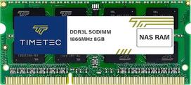 "Timetec Hynix IC" 8GB suderinama su "Synology NAS DiskStation" DS218+ DS918+ DDR3/ DDR3L 1866MHz PC3L-14900 1.35V Non-ECC Unbuffered 204-Pin SODIMM atminties RAM