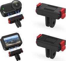 BRDRC Magnetinis greito nuėmimo adapterio laikiklis DJI Nano, prailginimo bazė su Go Pro adapteriu, suderinama su DJI Osmo Nano priedais, 2 pakuotės