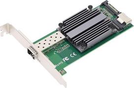 Fyearfly NIC tinklo kortelė M.2 to 10Gb B+M Key 82599-1 SFP+ Ethernet LAN adapteris su 82599EN valdikliu, skirta pramoninių serverių tinklo kortelei