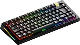 Glorious Gaming GMMK 3 PRO HE: geros skonio savybės, greitas paleidimas, Hall-Effekt, aliuminio korpusas, 8K spinduliuotė, Hot-Swap (MX- ir HE-Schalter), nepriekaištingas apšvietimas, TKL 75 %, Deutsche QWERTZ - Schwarz