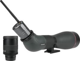 Svbony SA401 APO Spektiv, 25-75x100 mm Apochromatisch Dual ED FMC, mit SC001 WIFI Kamera, SA405 M42-Buchse auf M42-Stecker-Adapter, Farbwiederherstellung Wasserdicht, für Vogelbeobachtungsfotografie