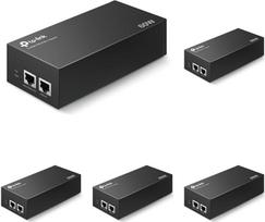 TP-Link TL-POE170S PoE++ injektorius (2 gigabitiniai prievadai, suderinamas su 802.3af /at/bt, bendra galia iki 60 W, montuojamas ant sienos ir stalinio kompiuterio, "Plug and Play"), juodas (5 vnt.)