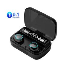 Wireless Earphones Bluetooth Headphones in ear Earbuds HiFi Stereo Noise Reduction Headsets LED Display for Xiaomi Huawei