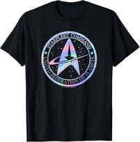 Star Trek Starfleet Command Hologram Fill T-Shirt M