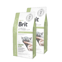 Brit gf veterinary diets cat diabetes 2x2kg
