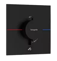 Hansgrohe ShowerSelect Comfort - potinkinis termostatinis maišytuvas, matinės juodos spalvos 15575670