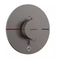 Hansgrohe ShowerSelect Comfort - potinkinis termostatinis maišytuvas, šlifuoto juodo chromo spalvos 15562340