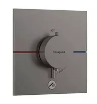 Hansgrohe ShowerSelect Comfort - potinkinis termostatinis maišytuvas, šlifuoto juodo chromo spalvos 15575340