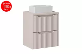 Baldų komplektas 50cm su stalviršiu ir praustuvu Gaja set-noc b cashmere 50cm s un gaja 35 wh