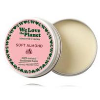 We Love The Planet Sensitive Deodorant Balm Soft Almond natūralus dezodorantas skardinėje - 35 g.
