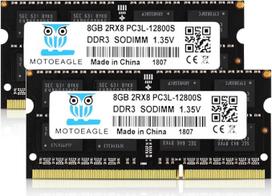 "Motoeagle" 16GB DDR3 SODIMM DDR3L-1600 2x8GB RAM PC3L-12800S 8GB 2Rx8 PC3 12800 DDR3 1600MHz CL11 204-Pin Non-ECC atmintis nešiojamiesiems kompiuteriams