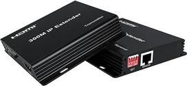 300 m IP HDMI KVM ilgintuvas, HDMI ilgintuvas per IP RJ45 Cat6 Ethernet kabelį 1080p HDMI KVM ilgintuvas Multipoint Connect Network Switch Support PC DVR TV Mouse Keyboard (300 m IP ilgintuvas)