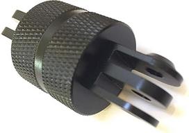 Ilgis 5,5 cm Fotoaparato trikojis Reguliuojama jungtis Aliuminis 360 laipsnių pasukamas Perkėlimas Prijunkite sėdynės varžtą Konversijos adapteris GoPro Hero serijos veiksmo kameroms Fotografijos dalys Priedai