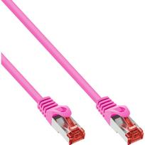 INLINE - Patch-Kabel - RJ-45 (M) - RJ-45 (M) - 5 m - S-STP/PIMF - ( Kategorie 6 ) - Pink