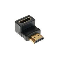 InLine - Video- / Audio-Adapter - HDMI - HDMI, 19-polig (M) - HDMI, 19-polig (W) - Winkelanschluss (17600H)