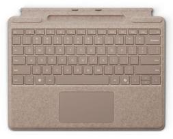Microsoft Surface Pro Keyboard - Tastatur - mit Trackpad, Beschleunigungsmesser, Surface Slim Pen 2 Ablage- und Ladeschale - QWERTZ - Deutsch/Österreichisch - Dune - für Surface Pro 10, Pro 11, Pro 8, Pro 9, Pro Copilot+ PC, Pro Copilot+ PC for Business (8XA-00149)