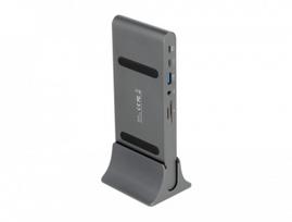 DeLOCK USB Type-C DP 1,4 Docking Station Triple 4K Display - Dockingstation - USB-C 3,2 Gen 1 / Thunderbolt 3 - HDMI, 2 x DP - GigE (87772)