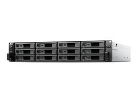 Synology - RX1225RP Expansion Unit - Speichergehäuse - 12 Schächte (SATA-600 / SAS) Rack einbaufähig 2U  redundanter Stromversorgung
