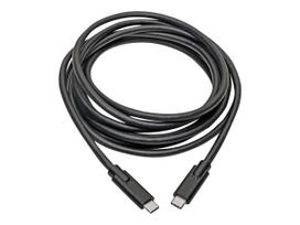 Tripp USB Type-C to Type-C Cable, M/M, 3.1, Gen 1, 5Gbps, 10 ft. - Thunderbolt 3 Compatible, 3A Rating - USB-Kabel - 24 pin USB-C (M)