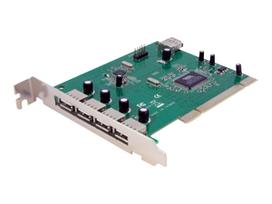 StarTech.com 7 Port USB2.0 PCI Schnittstellenkarte - USB Controller Adapter Karte - USB-Adapter - PCI - USB, USB2.0 - 7 Anschlüsse (PCIUSB7)