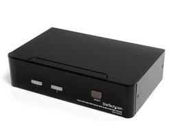 StarTech.com 2 Port DVI USB KVM Switch mit Audio und USB2.0 Hub - KVM-/Audio-/USB-Switch - USB - 2 x KVM/Audio/USB - 1 lokaler Benutzer - Desktop (SV231DVIUA)