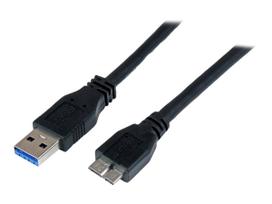 StarTech.com zertifiziertes USB3.0 SuperSpeed Kabel A auf Micro B - USB-Kabel - 9-polig USB Typ A (M) - 10-polig Micro-USB Typ B (M) - 1,0m (USB3.0) - Schwarz (USB3CAUB1M)
