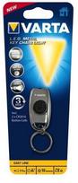 Varta L.E.D. METAL KEY CHAIN LIGHT - Schlüsselanhänger-Blinklicht - Chrom - LED - 15 lm - 11 m - CR2016