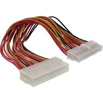 InLine® Strom Verlängerung intern, 24pol St/Bu, Netzteil zu Mainboard, 20cm (26629K)