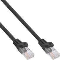 InLine® Patchkabel, U/UTP, Cat.5e, schwarz, 0,5m (71450S)