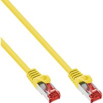 InLine - Patch-Kabel - RJ-45 (M) - RJ-45 (M) - 1,5m - S-STP/PIMF - (Kategorie 6) - Gelb (76412Y)