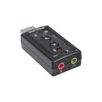 InLine® USB Audio Adapter, virtueller 7.1 Surround Sound (33051C)