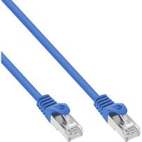 InLine® Patchkabel, F/UTP, Cat.5e, blau, 0,3m (71533B)