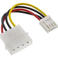 InLine 26623A - männlich/weiblich - Molex (4-pin) - 0.6 m - Schwarz - Rot - Weiß - Gelb (26623A)