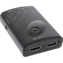 InLine Displayport zu 2x HDMI Splitter/Verteiler - FullHD - m. Videowand-Funktion