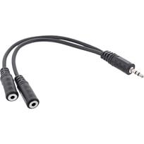 InLine Audio-Splitter - Stereo Mini-Klinkenstecker männlich zu Stereo Mini-Klinkenstecker weiblich