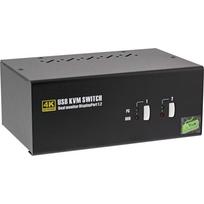 InLine 63642I - KVM-/Audio-/USB-Switch - 2 x KVM/Audio/USB - 1 lokaler Benutzer - Desktop (63642I)