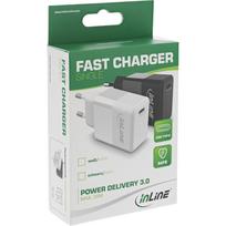 InLine USB PD Netzteil Ladegerät Single USB-C - Power Delivery - 20W - weiß