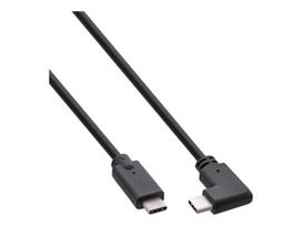 InLine USB 3.2 Gen.2 Kabel Typ-C Stecker/Stecker gewinkelt schwarz 0 - Kabel - Digital/Daten