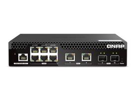 QNAP Web Managed Series - Switch - halbe Breite, Layer 2 - managed - an Rack montierbar (QSW-M2106R-2S2T)