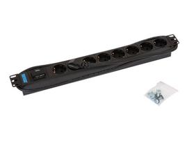 Triton RAB-PD-X08-A1 - Stromverteiler (Rack - einbaufähig) - Ausgangsbuchsen: 8 - 1U - 48,3 cm (19) - RAL 9005 (RAB-PD-X08-A1)